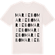 Vintage White t-shirt med Mariebo ordlek t-shirt