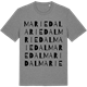 Mid Heather Gray t-shirt med Mariedal ordlek t-shirt