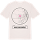 Vintage White t-shirt med Marielundsområdet t-shirt