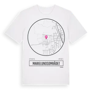Marielundsområdet t-shirt – ekologisk bomull t-shirt från Pinshirt
