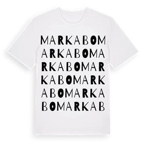 Markabo ordlek t-shirt – ekologisk bomull t-shirt från Pinshirt