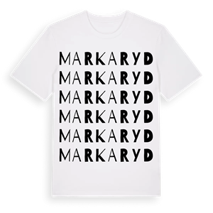Markaryd ordlek t-shirt – ekologisk bomull t-shirt från Pinshirt