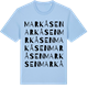 Blue Soul t-shirt med Markåsen ordlek t-shirt