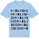 Blue Soul t-shirt med Markushem ordlek t-shirt