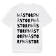White t-shirt med Måstorp ordlek t-shirt