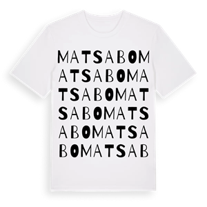 Matsabo ordlek t-shirt – ekologisk bomull t-shirt från Pinshirt