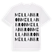 Mellanbron ordlek t-shirt