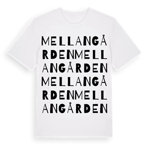 Mellangården ordlek t-shirt – ekologisk bomull t-shirt från Pinshirt