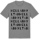 Mid Heather Gray t-shirt med Mellanhyltan ordlek t-shirt