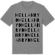 Mid Heather Gray t-shirt med Mellanryd ordlek t-shirt