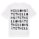 Mellomsätet ordlek t-shirt