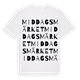 Middagsmärket ordlek t-shirt