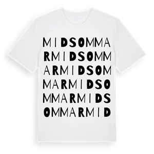 Midsommar ordlek t-shirt – ekologisk bomull t-shirt från Pinshirt