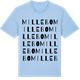 Blue Soul t-shirt med Millebo ordlek t-shirt