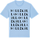 Blue Soul t-shirt med Millekulla ordlek t-shirt