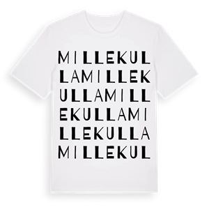 Millekulla ordlek t-shirt – ekologisk bomull t-shirt från Pinshirt