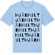 Blue Soul t-shirt med Mjärhult ordlek t-shirt