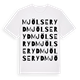 White t-shirt med Mjölseryd ordlek t-shirt