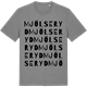 Mid Heather Gray t-shirt med Mjölseryd ordlek t-shirt