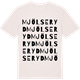 Vintage White t-shirt med Mjölseryd ordlek t-shirt