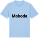 Blue Soul t-shirt med Moboda fetstil t-shirt