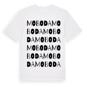 Moboda ordlek t-shirt – ekologisk bomull t-shirt från Pinshirt