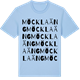 Blue Soul t-shirt med Möcklaäng ordlek t-shirt