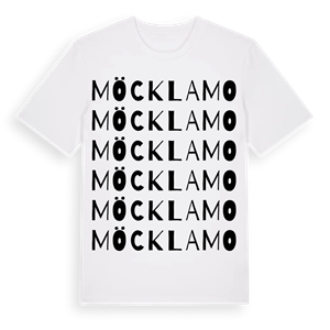 Möcklamo ordlek t-shirt – ekologisk bomull t-shirt från Pinshirt