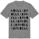 Mid Heather Gray t-shirt med Möcklarp ordlek t-shirt