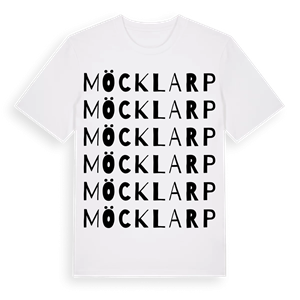 Möcklarp ordlek t-shirt – ekologisk bomull t-shirt från Pinshirt