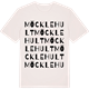 Vintage White t-shirt med Möcklehult ordlek t-shirt