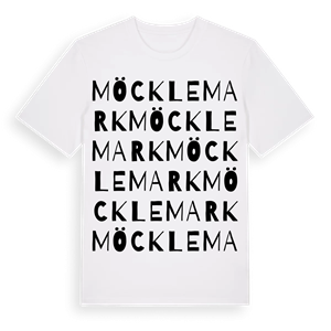 Möcklemark ordlek t-shirt – ekologisk bomull t-shirt från Pinshirt
