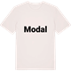 Vintage White t-shirt med Modal fetstil t-shirt