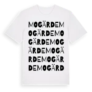 Mogärde ordlek t-shirt – ekologisk bomull t-shirt från Pinshirt