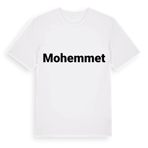 Mohemmet fetstil t-shirt – ekologisk bomull t-shirt från Pinshirt