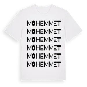 Mohemmet ordlek t-shirt – ekologisk bomull t-shirt från Pinshirt