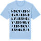 Blue Soul t-shirt med Mokvarn ordlek t-shirt