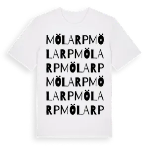 Mölarp ordlek t-shirt – ekologisk bomull t-shirt från Pinshirt