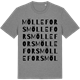 Mid Heather Gray t-shirt med Möllefors ordlek t-shirt