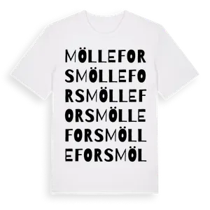 Möllefors ordlek t-shirt – ekologisk bomull t-shirt från Pinshirt