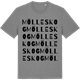 Mid Heather Gray t-shirt med Mölleskog ordlek t-shirt