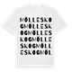 Mölleskog ordlek t-shirt