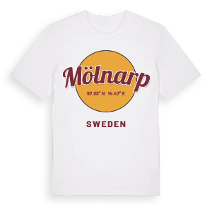 Mölnarp cirkel t-shirt – ekologisk bomull t-shirt från Pinshirt