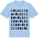 Blue Soul t-shirt med Mölneberg ordlek t-shirt