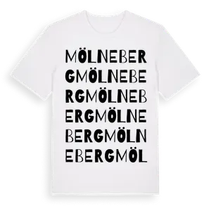 Mölneberg ordlek t-shirt – ekologisk bomull t-shirt från Pinshirt