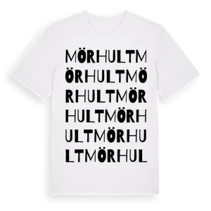 Mörhult ordlek t-shirt – ekologisk bomull t-shirt från Pinshirt