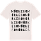 Vintage White t-shirt med Mörkebo ordlek t-shirt