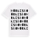 Mörkesbo ordlek t-shirt