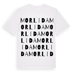 Morlida ordlek t-shirt – ekologisk bomull t-shirt från Pinshirt