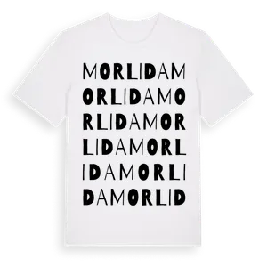 Morlida ordlek t-shirt – ekologisk bomull t-shirt från Pinshirt